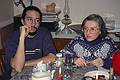 Eric and Joyce.<br />Dec. 25, 1999 - Christmas Day in Merrimac, Massachusetts.