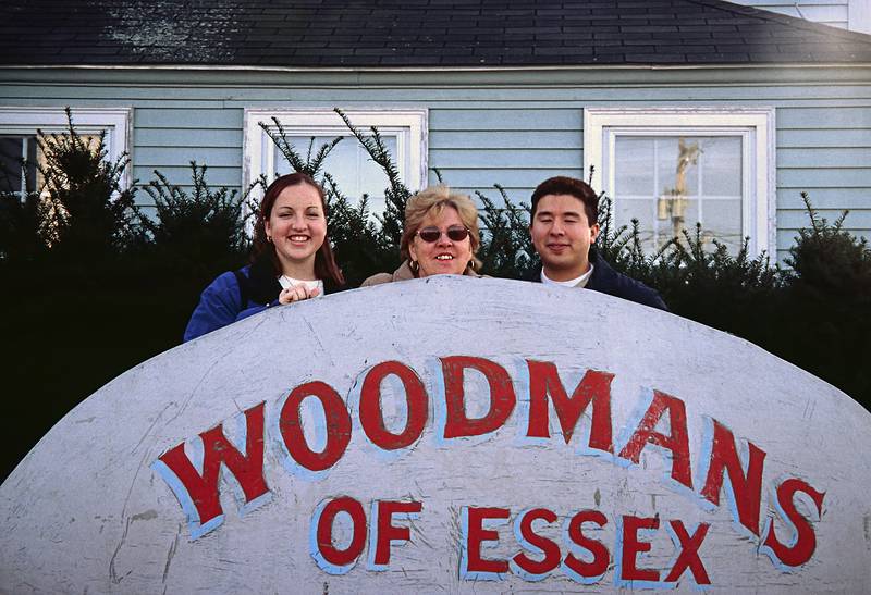 Tanya, her mother Helga, and Tanya's husband Alan.<br />Dec. 27, 1999 - Essex, Massachusetts.