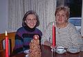 Joyce and Helga.<br />Dec. 27, 1999 - Manchester by the Sea, Massachusetts.