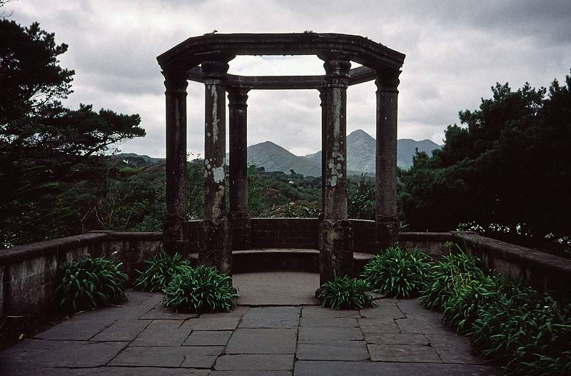 Ornate garden once owned by Anna Bryce and designed by Harold Peto.<br />On Garinish (Ilnacullin) Island off Glengarriff.<br />August 30, 1999 (Day 2) - Out of Bantry, County Cork, Ireland.