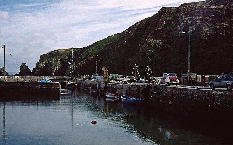 North Harbour ferry terminal. Note the Citroen 2 CV.<br />August 31, 1999 (Day 3) - Cape Clear Island, Ireland.