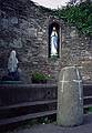 Religious statue at the North Harbour.<br />August 31, 1999 (Day 3) - Cape Clear Island, Ireland.