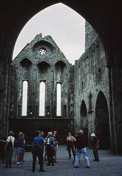 Shell of St. Patrick's Cathedral.<br />Rock of Cashel.<br />Sept. 4, 1999 (Day 7) - Cashel, County South Tipperary, Ireland.