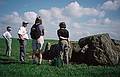 Ann, Terry, Leann, and Joyce<br />Sept. 5, 1999 (Day 8) - Wedge tomb somewhere between Ballymacarbry and Tramore, Ireland.