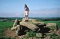 Leann.<br />Sept. 5, 1999 (Day 8) - Wedge tomb somewhere between Ballymacarbry and Tramore, Ireland.