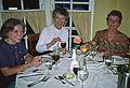 Joyce, Ann, and Cinthia.<br />The last supper of the trip.<br />Sept. 5, 1999 (Day 8) - Clonmel, County South Tipperary, Ireland.