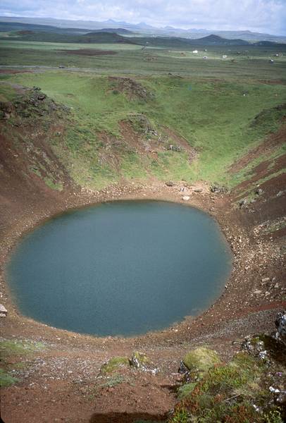 July 18, 2000 - Keri volcanic crater, Iceland.