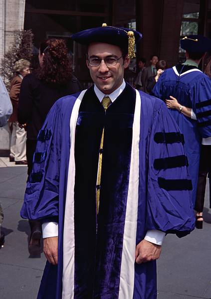 Dr. Julian.<br />Julian's graduation from Mount Sinai Medical School.<br />May 12, 2000 - New York, New York.