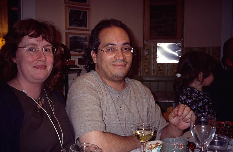 Carl's girlfriend Diane and Carl.<br />June 11, 2000 - Merrimac, Massachusetts.