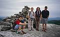 TJ, Michael, Joyce, and Tom.<br />Hike via West Ridge Trail.<br />June 18, 2000 - Mount Cardigan, Orange/Alexandria, New Hampshire.