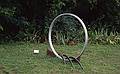 Michael McConnell's "Awakening" ($8000).<br />Artists' talk at the Moses Kent House Outdoor Sculpture Exhibit.<br />August 13, 2000 - Exeter, New Hampshire.