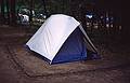 Joyce's and my tent.<br />August 20, 2000 - Camping trip to White Lake State Park, West Ossipee, New Hampshire.