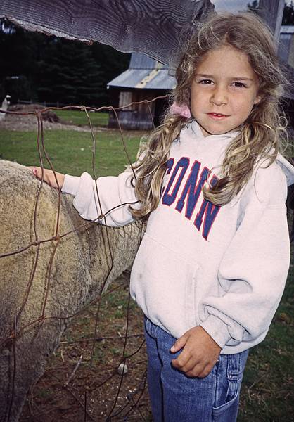 Marissa.<br />August 20, 2000 - Tamworth private camping area, Tamworth, New Hampshire.