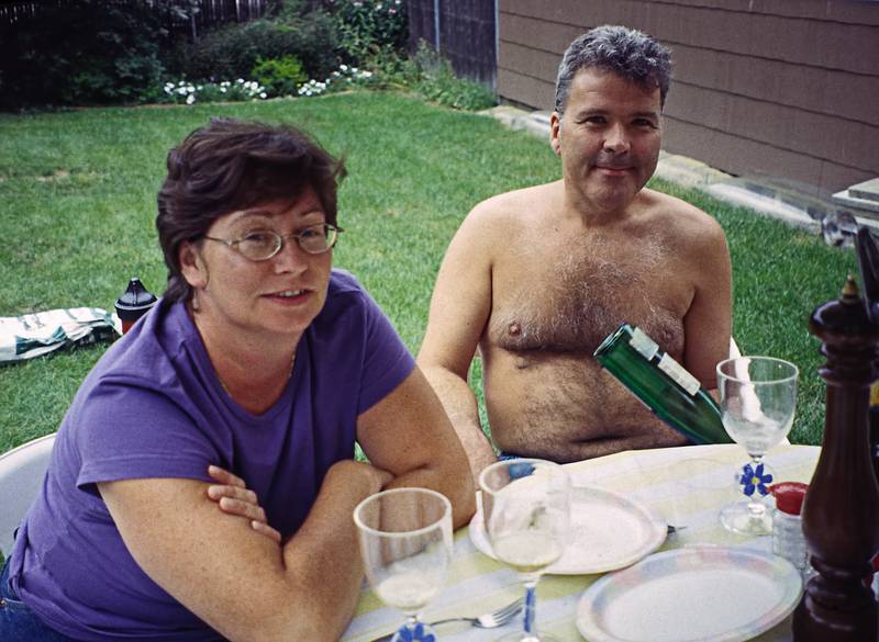 Arlene and Jim.<br />August 31, 2000 - At Marie's in Lawrence, Massachusetts.