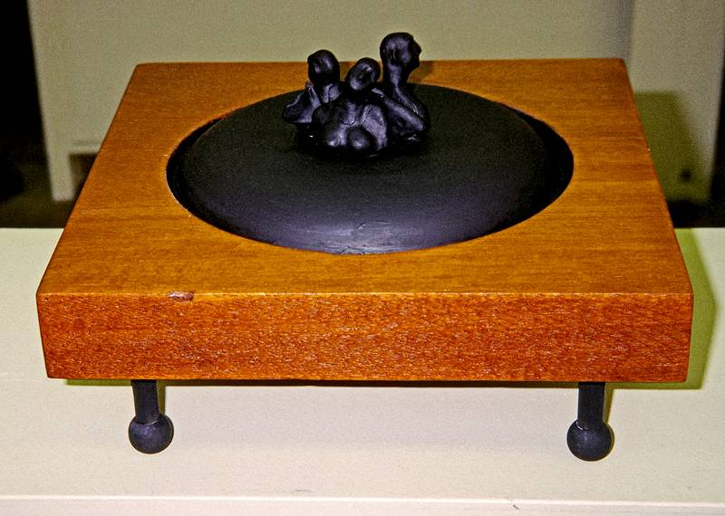 Joint exhibit of Joyce's sculpturtes and Audrey Bechler's paintings.<br />Sept. 17, 2000 - Newburyport Art Association, Newburyport, Massachusetts.