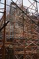 July 6, 2000 - Barcelona, Spain.<br />Scaffolding on the inside of the cathedral.