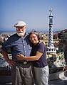 July 6, 2000 - Barcelona, Spain.<br />Egils and Joyce.