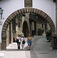 July 7, 2000 - Pueblo Espanol in Barcelona, Spain.<br />Joyce, Marie, and Baiba.