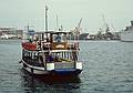 July 7, 2000 - Barcelona, Spain.<br />Harbor tour boat.