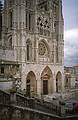 July 10. 2000 - Burgos, Spain.<br />Front of the cathedral.