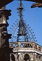 July 13, 2000 - Barcelona, Spain.<br />Atop the cathedral in the Barri Gotic.