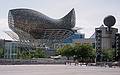 July 14, 2000 - Barcelona, Spain.<br />Frank Gehry's whale of a sculpture in the former Olympic village.