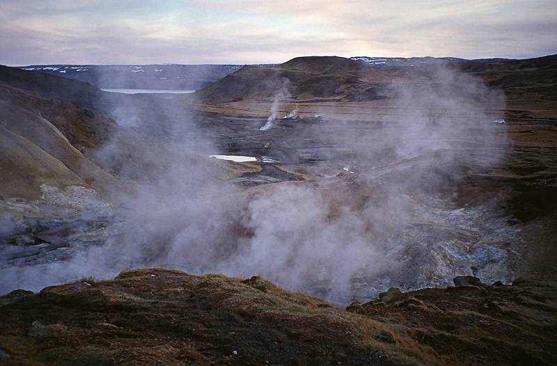 Jan. 27, 2001 - Hot Springs at Krsuvk, Iceland.