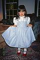 Arianna showing off her Dorothy outfit.<br />Tom's 50th birthday celebration.<br />March 12, 2001 - South Hampton, New Hampshire.