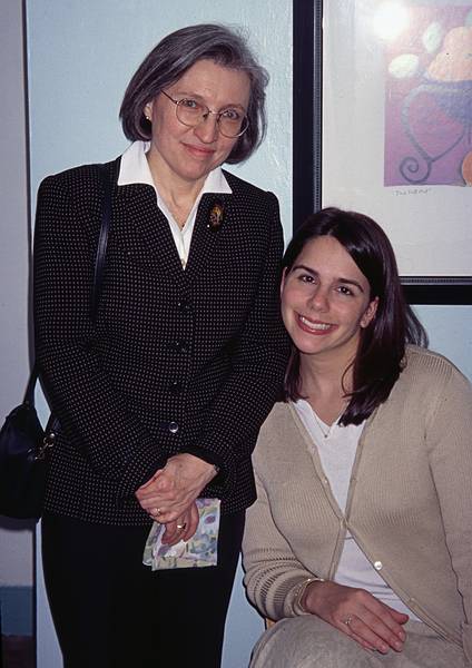 April 28, 2001 - Marblehead, Massachusetts.<br />Frances' (Ronnie's sister's) 80th birthday.<br />Joyce and Cheryl's daughter Jessica.