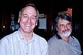 May 2, 2001 - River City Billiards in Haverhill, Massachusetts.<br />Ex MicroBWM (Bandwidth Manager project at Lucent) fellows gathering.<br />Hank and Jack.