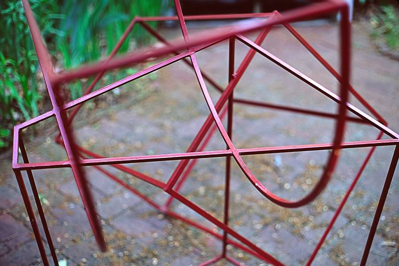 Sculptural object by Joyce.<br />June 8, 2001 - Merrimac, Massachusetts.