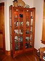 July 5, 2001 - Merrimac, Massachusetts.<br />Stickley display cabinet in the kitchen.<br />My first shot with my first digital camera, a 2 megapixel Canon A20.