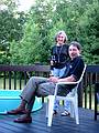 July 13, 2001 - A tOscar and Leslie's in Andover, Massachusetts, to celebrate<br />my retirement from Bell Labs/Lucent on this date after a 38 year stint.<br />Joyce and Oscar.