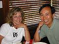 July 16, 2001 - TGI Friday at The Loop in Methuen, Massachusetts.<br />Retirement luncheon for Ev and myself.<br />Janet and Winston.