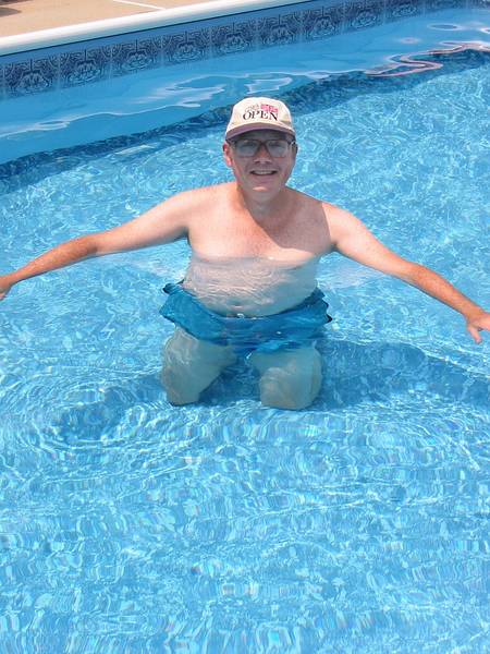 July 24, 2001 - At Marie's in Lawrence, Massachusetts.<br />My Bell Labs friend George.
