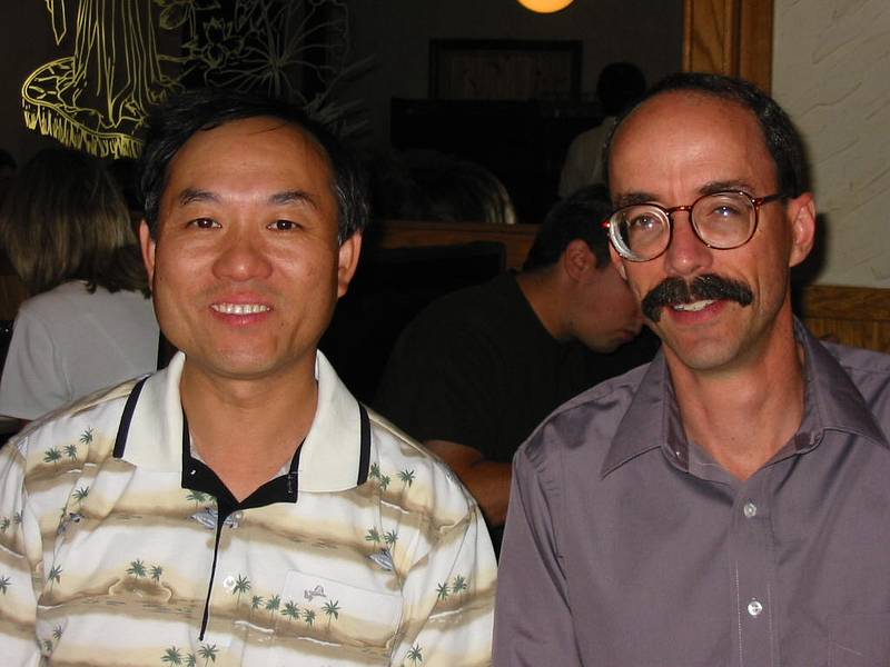July 27, 2001 - Beijing Restaurant in North Andover, Massachusetts.<br />Retirement luncheon for Egils by his Bell Labs colleagues.<br />Jeff and John.