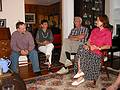 July 31, 2001 - At Bill and Gery's in Merrimac, Massachusetts.<br />Celebrating Hanna's 60th birthday.<br />Ron, Gery, Bill, and Hanna in the living room.