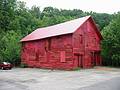 Aug 3, 2001 - North Adams, Massachusetts.<br />Barn across the street from the Contemporary Arts Center.