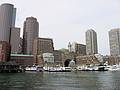 Aug 24, 2001 - Fan Pier, Boston, Massachusetts.<br />View of Boston's waterfront from the pier.