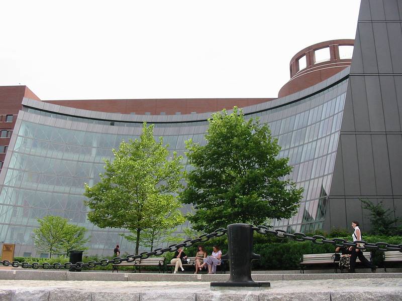 Aug 24, 2001 - Fan Pier, Boston, Massachusetts.<br />John Joseph Moakley United States Courthouse.