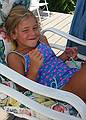 Sept 8, 2001 - At Tom and Kim's  in South Hampton, New Hampshire.<br />Marissa.