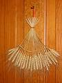 Oct 24, 2001 - Merrimac, Massachusetts.<br />Wheat decoration on kitchen door.