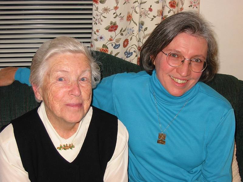 Nov 17, 2001 - Merrimac, Massachusetts.<br />Mirdza and Joyce.