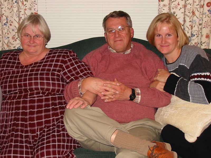 Nov 17, 2001 - Merrimac, Massachusetts.<br />Edite, Uldis, and Laila.