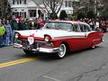 Dec 2, 2001 - Annual Santa Parade, Merrimac, Massachusetts.<br />A 1957 Ford.