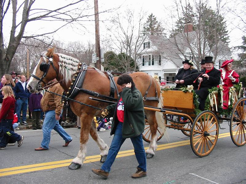 Dec 2, 2001 - Annual Santa Parade, Merrimac, Massachusetts.