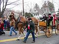 Dec 2, 2001 - Annual Santa Parade, Merrimac, Massachusetts.
