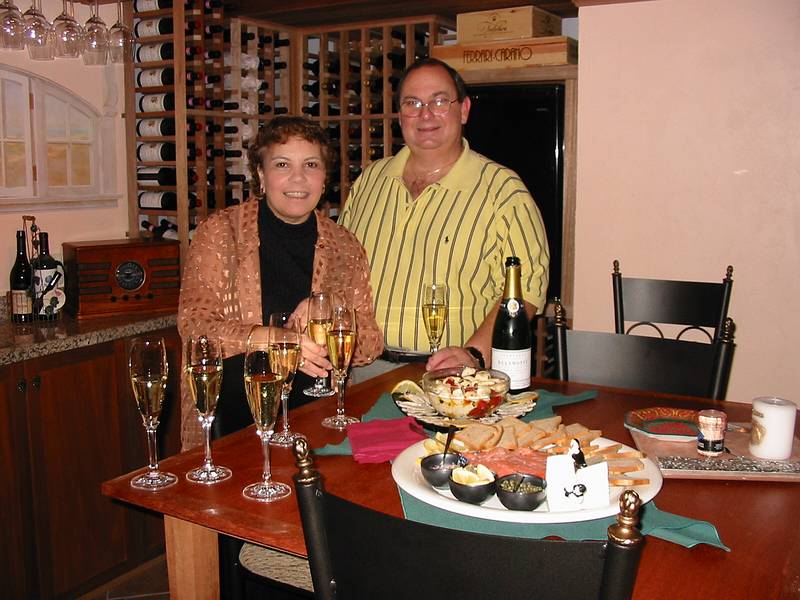 Dec 15, 2001 - At Dominic and Marian's, North Andover, Massachusetts.<br />Marian and Dominic.