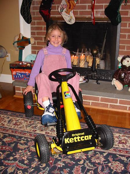 Dec 25, 2001 - At Tom and Kim's in South Hampton, New Hampshire.<br />Marissa with her new toy.