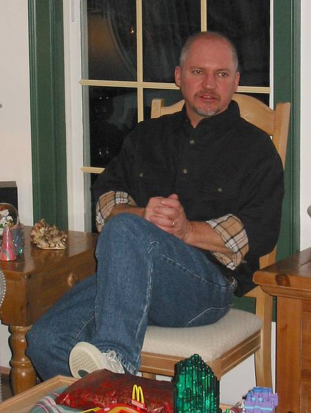 Dec 25, 2001 - At Tom and Kim's in South Hampton, New Hampshire.<br />Tom.